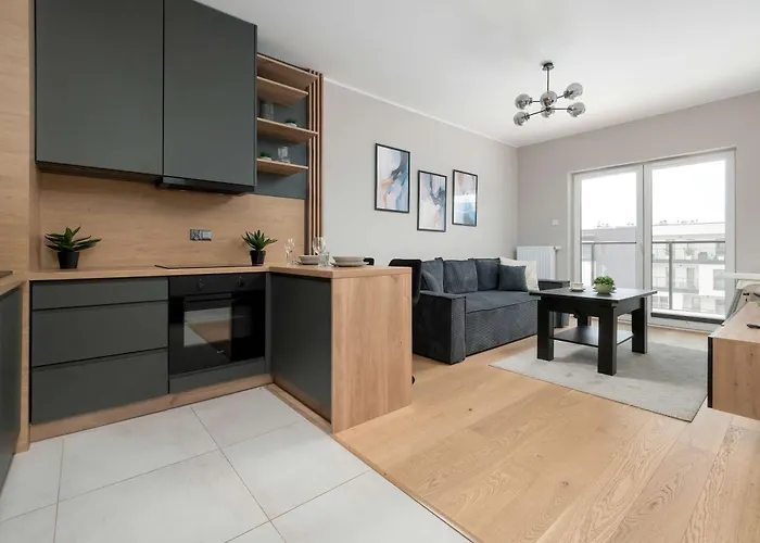 Spacious With Parking & Balcony By Renters דירה לודז'