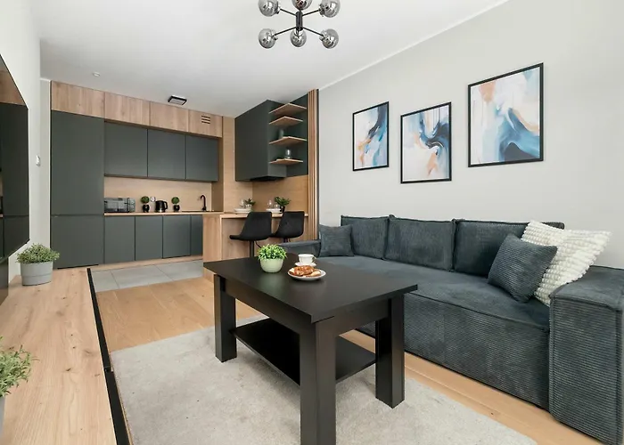 Spacious With Parking & Balcony By Renters דירה לודז'